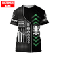 T-shirt unisexe 3D avec nom personnalisé et boîte à outils pour mécanicien amusant