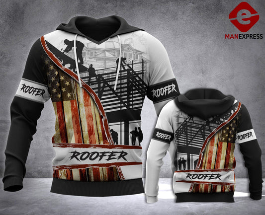Superbes vêtements personnalisés avec imprimé intégral de Roofer American