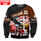 Personalized Name Funny Trucker 3D Unisex Shirts