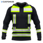 Personalized Name Funny Excavator Operator 3D Unisex Shirts