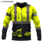 Personalized Name Funny Excavator Operator 3D Unisex Shirts