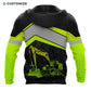 Personalized Name Funny Excavator Operator 3D Unisex Shirts