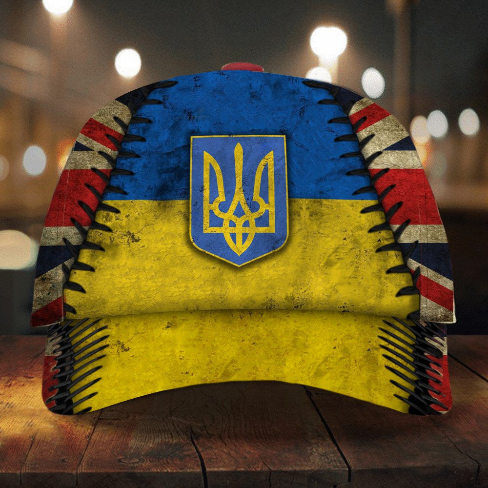 UK Stand With Ukraine Hat Support For Ukraine Hat Merch For Men