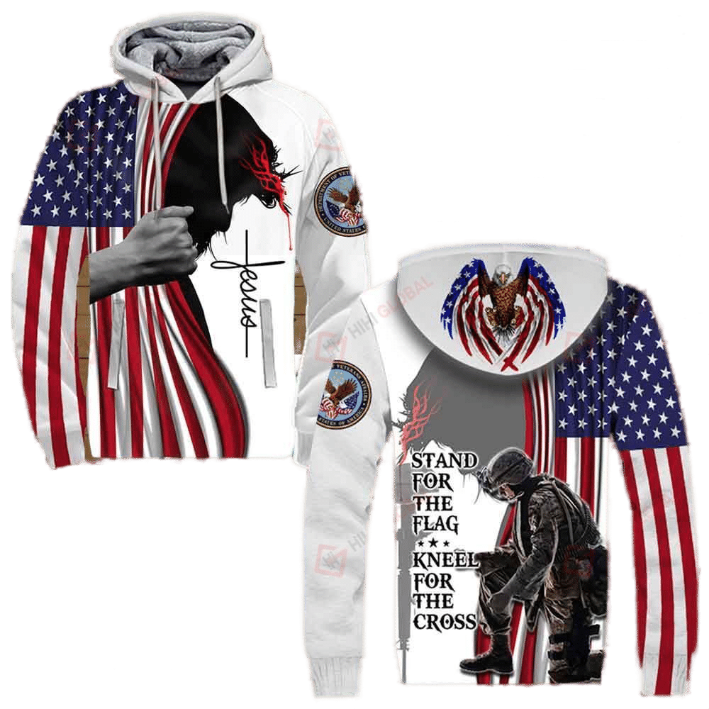 Stand For The Flag Kneel For The Cross Shirts
