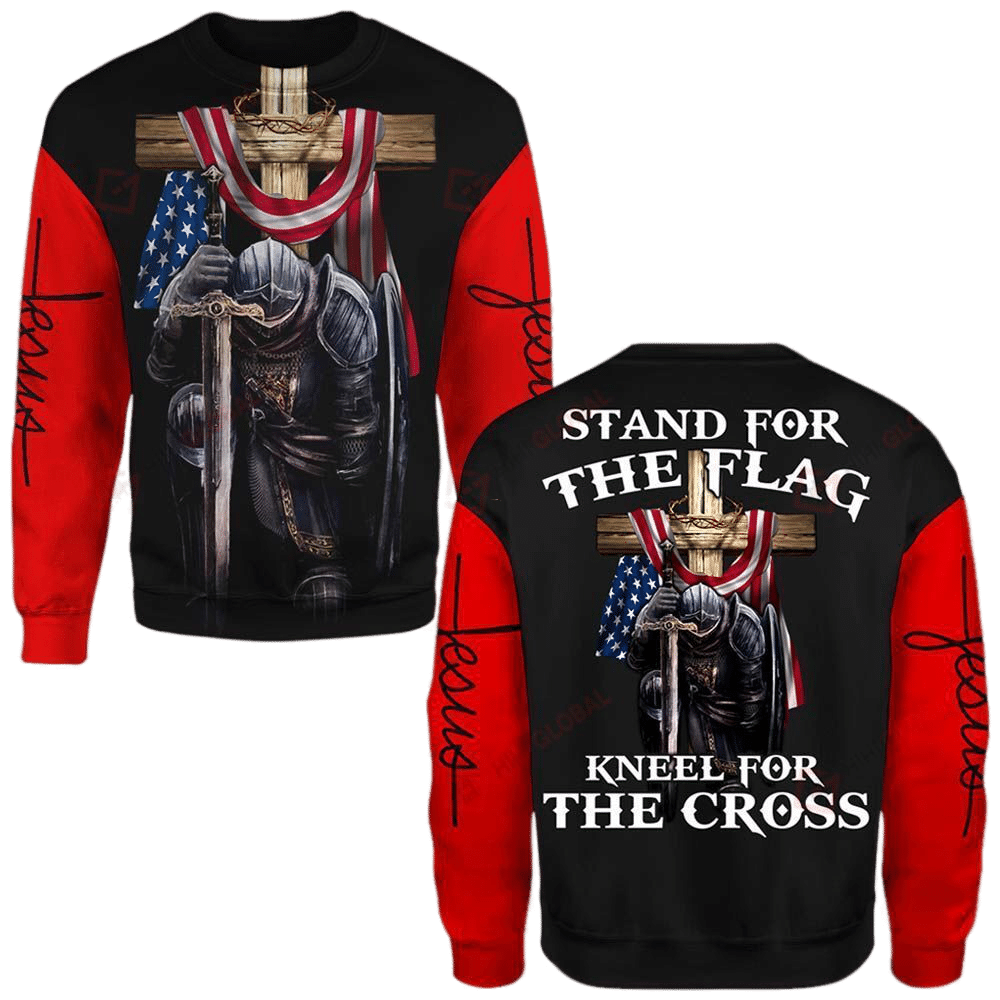 Stand For The Flag Kneel For The Cross Shirts