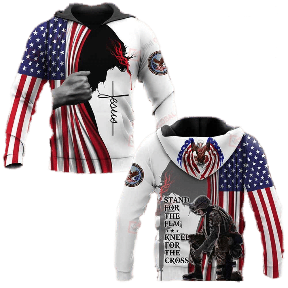 Stand For The Flag Kneel For The Cross Shirts