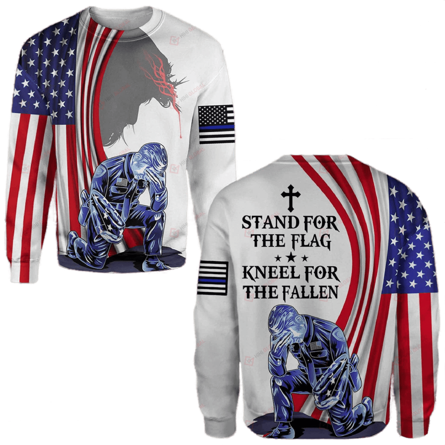 Stand For The Flag Kneel For The Fallen Shirts