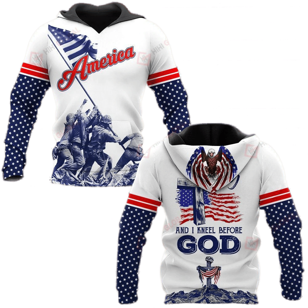 Stand For The Flag Kneel Before God Shirts