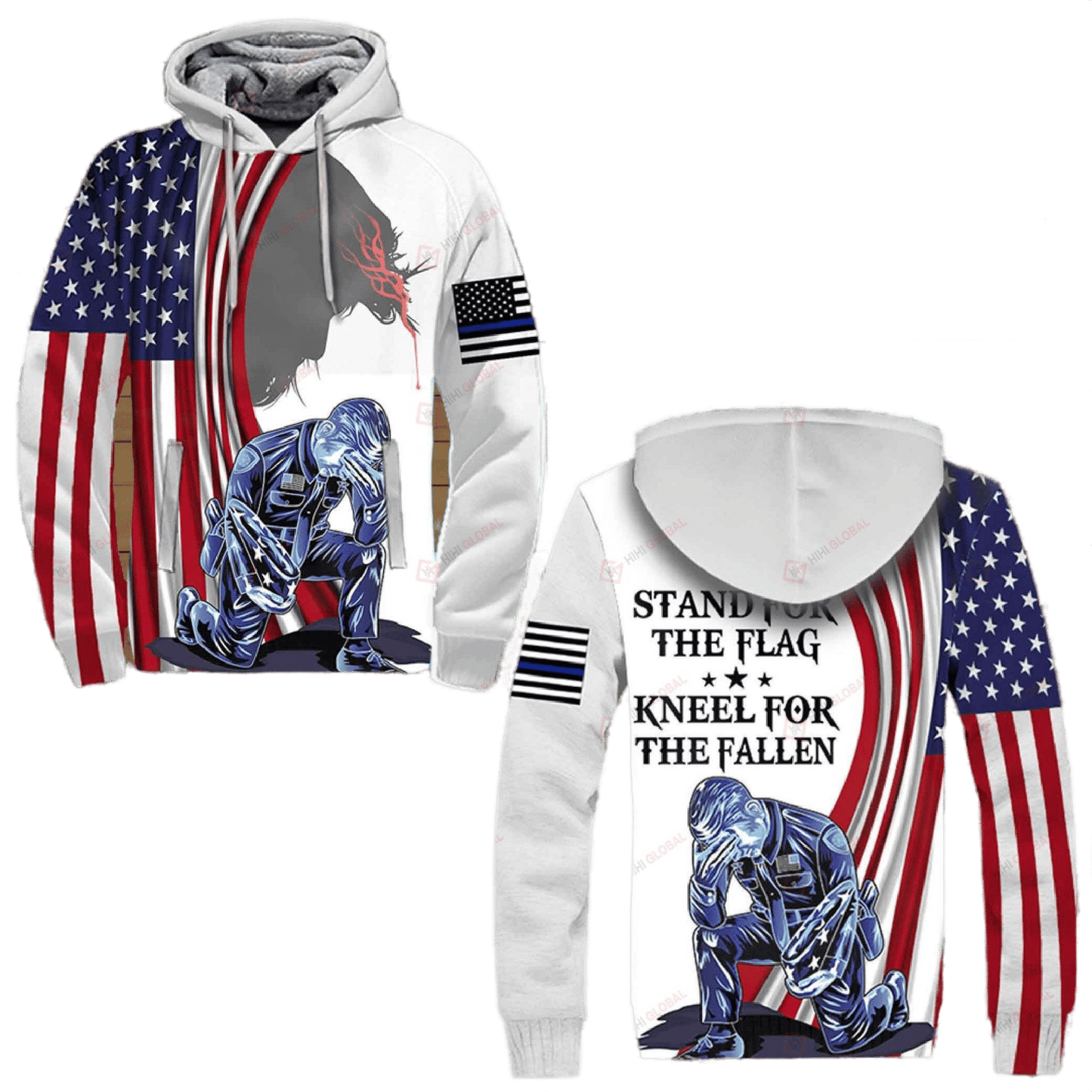 Stand For The Flag Kneel For The Fallen Shirts