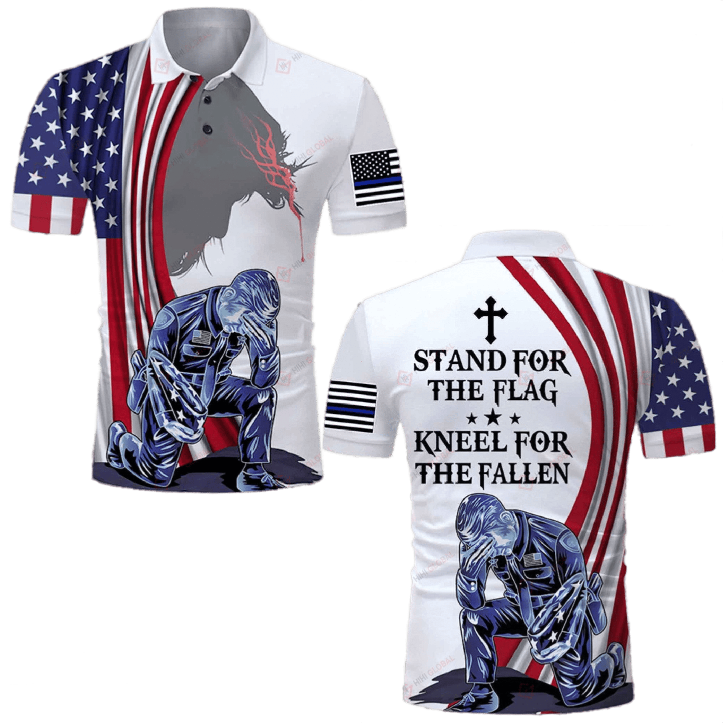 Stand For The Flag Kneel For The Fallen Shirts