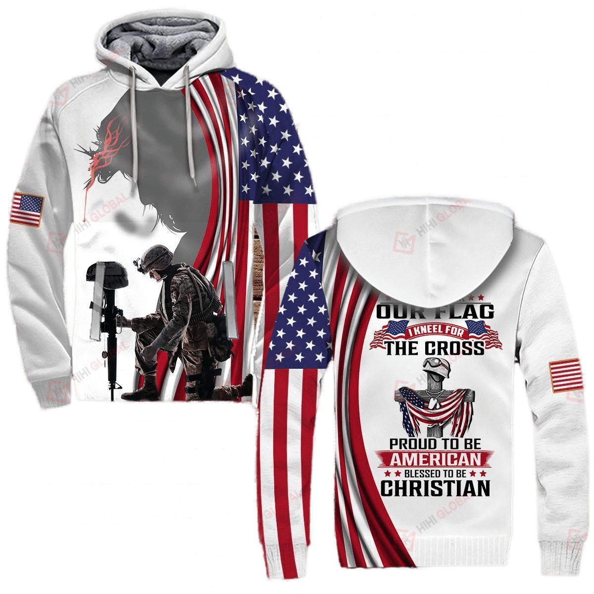 Stand For The Flag Kneel For The Cross Shirts
