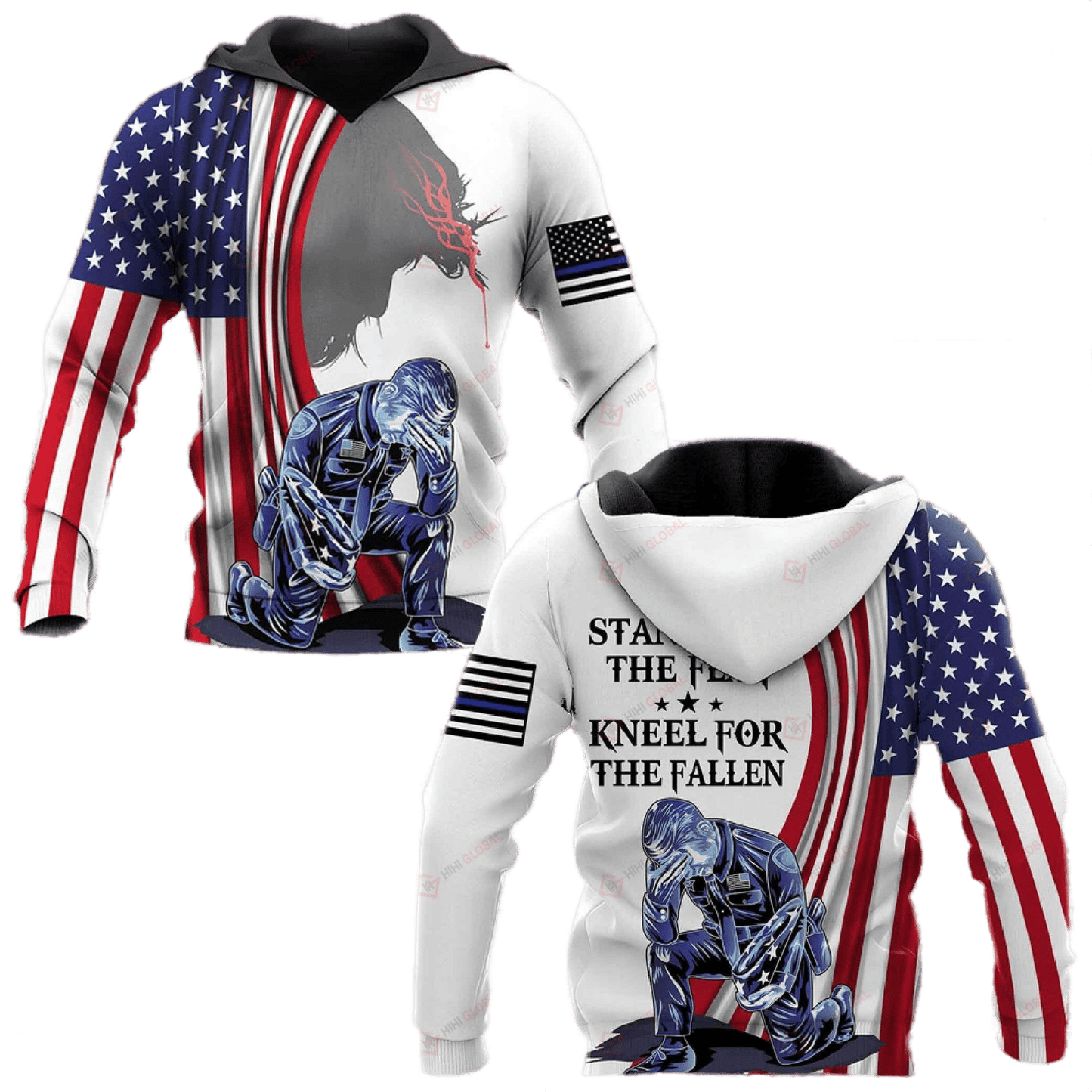 Stand For The Flag Kneel For The Fallen Shirts