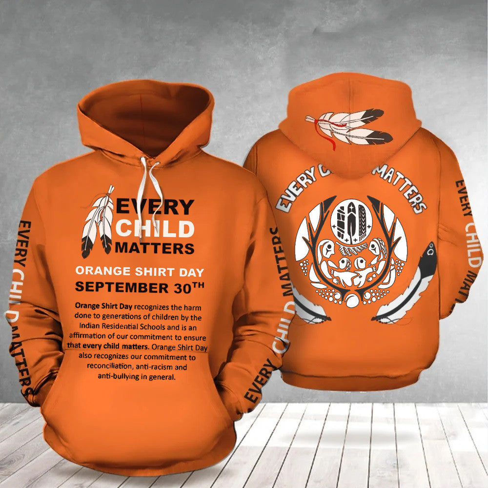 Every Child Matters Kapuzenpullover Orange Shirt Day 30. September Chi ...