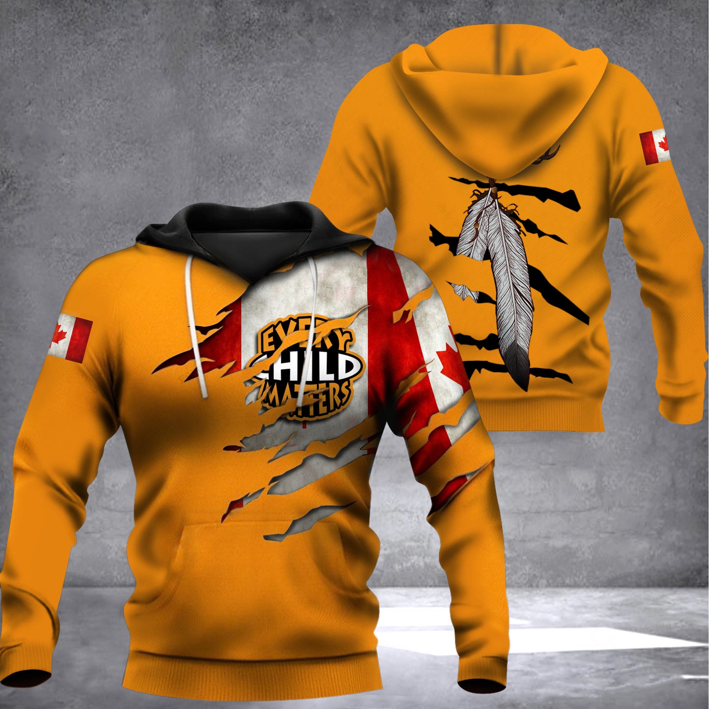 Canada Every Child Matter Hoodie Canadian Wear Orange Shirt Day Clothing