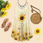 Sunflower Every Child Matters Summer Dress Ladies Women Clothing