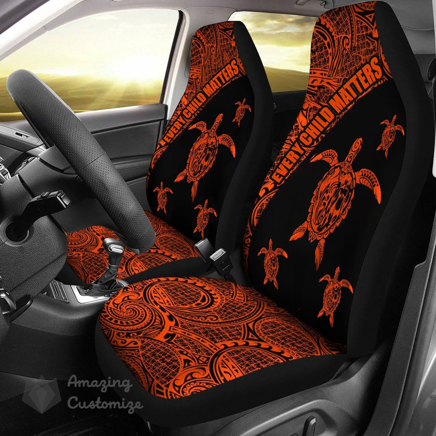 Every Child Matters Car Seat Covers Support Honoring Orange Day Canada