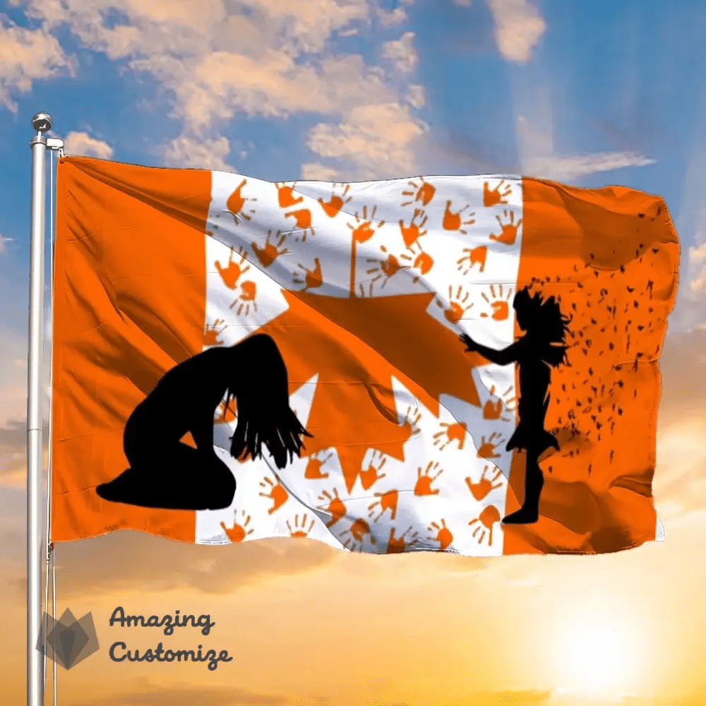 Canada Every Child Matters Flag Every Child Matters Orange Day Awareness Merch