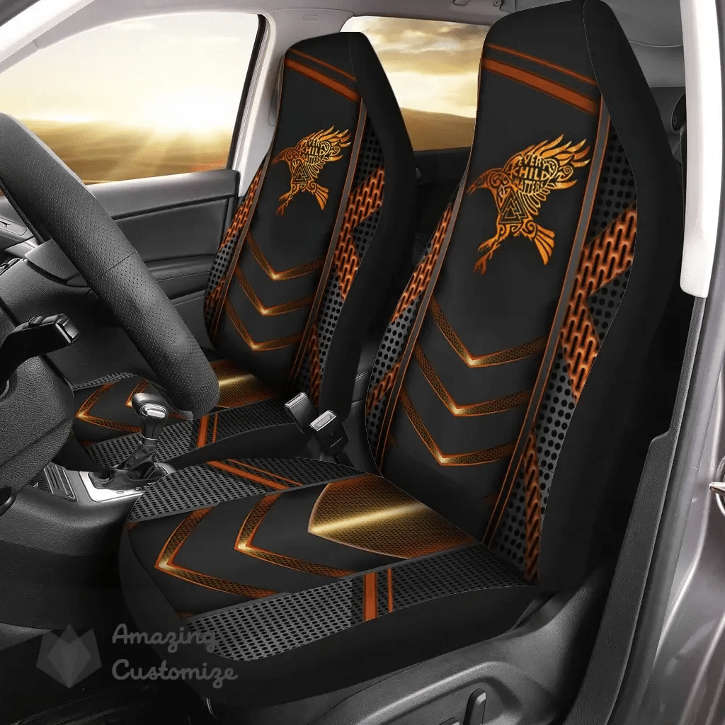 Ravens Every Child Matters Car Seat Covers Orange Day Canada Awareness Merch