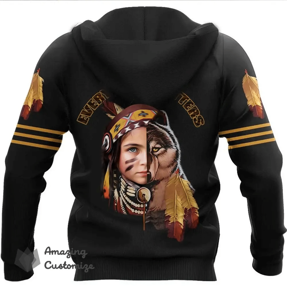 Every Child Matters Hoodie Orange Shirt Day Canada Child Wolf Clothing Merch