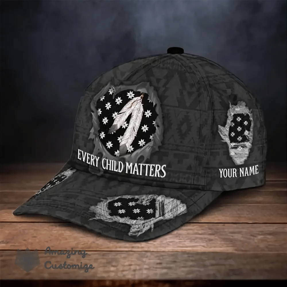 Personalized Feathers Every Child Matters Hat Canada Merch