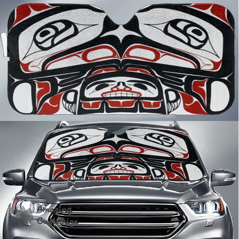Every Child Matters Auto Sunshade Haida Art Style Car Sunshade Merchandise Car Decor