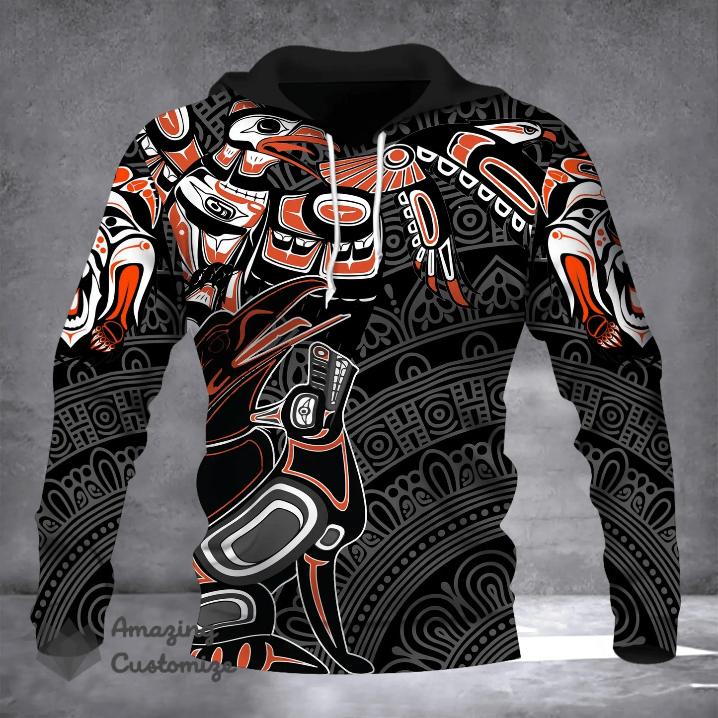 Haida Art Every Child Matters Hoodie Shirt Canada Orange Shirt Day Clothing