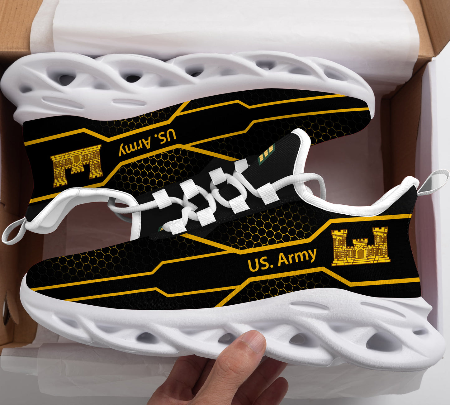 US Military – Army Branch All Over Print Sneakers