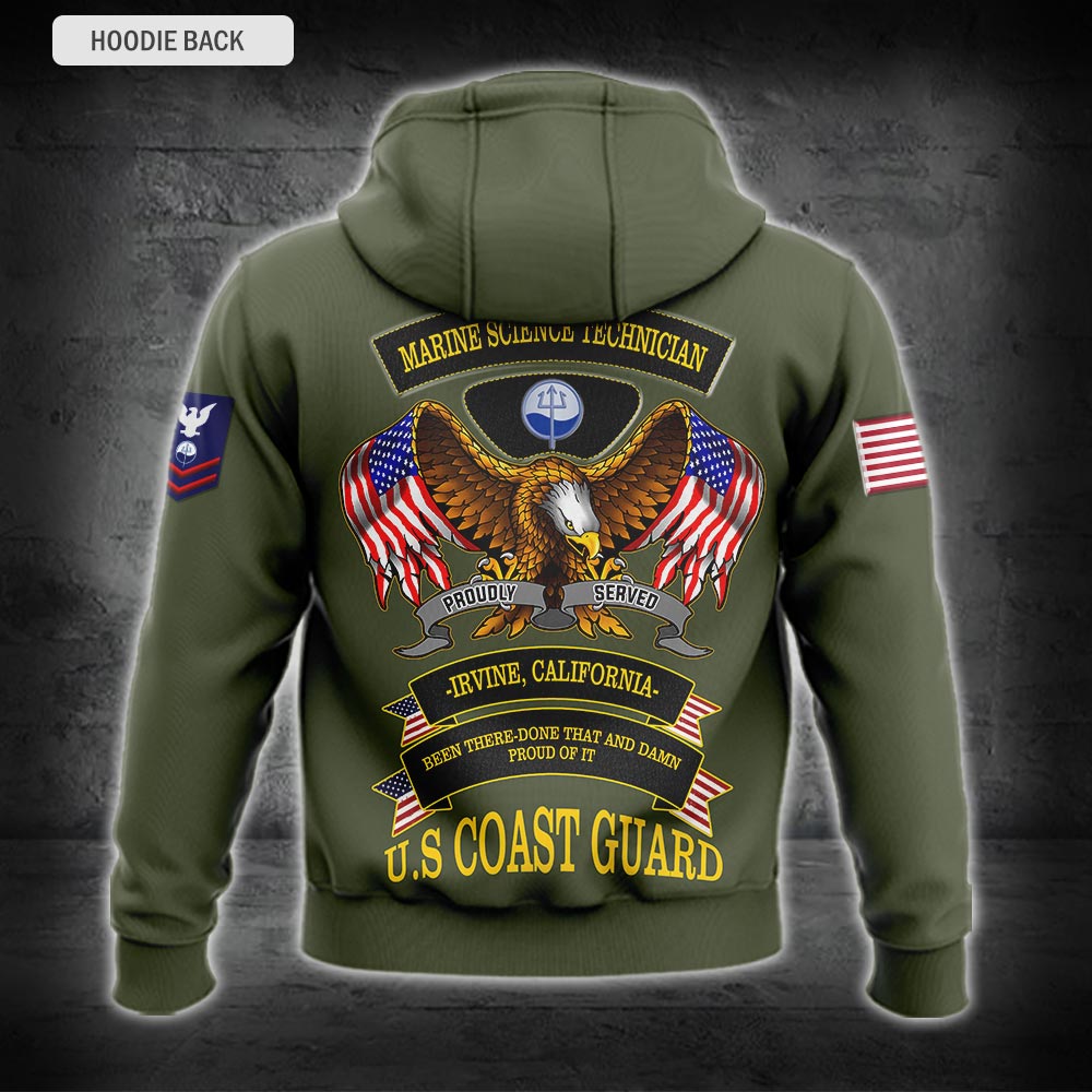 US Military – Coast Guard Rating All Over Print Bomber Jacket