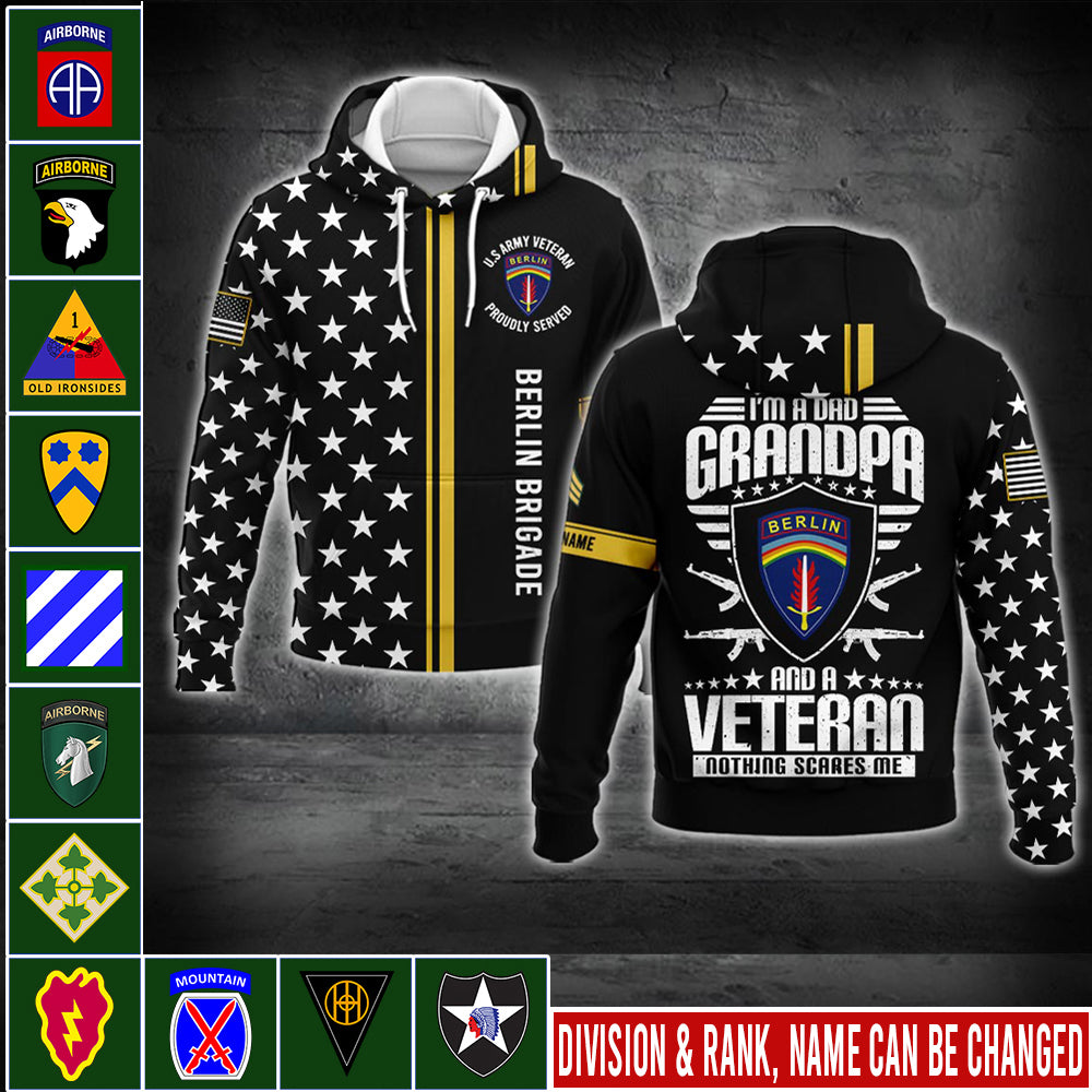 US Military – Army Division All Over Print Bomber Jacket