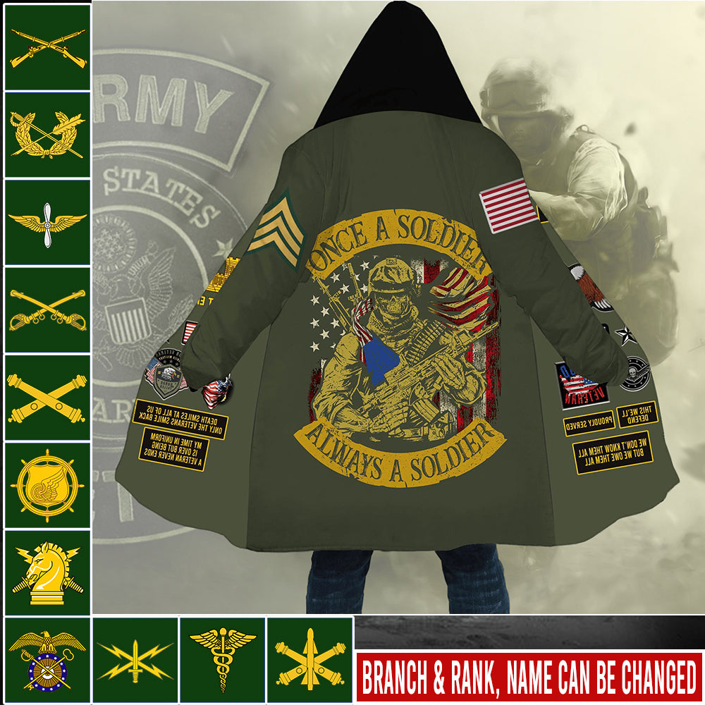 US Military – Army Branch All Over Print Cloak