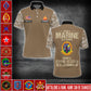 US Military – Marine Battalion All Over Print Bomber Jacket