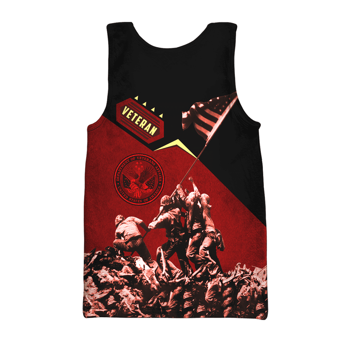 US Veteran - Eagle With American Flag Unisex Shirts