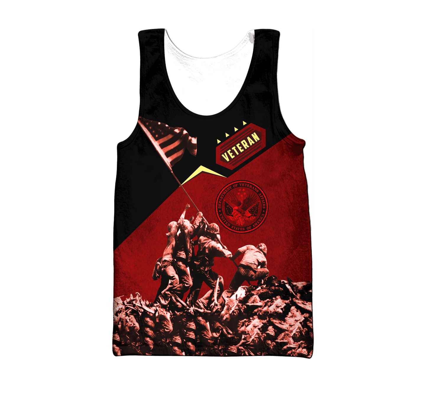 US Veteran - Eagle With American Flag Unisex Shirts