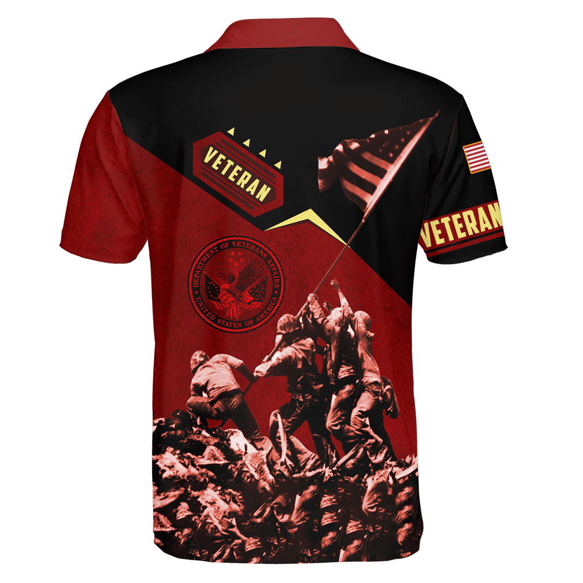 US Veteran - Eagle With American Flag Unisex Shirts