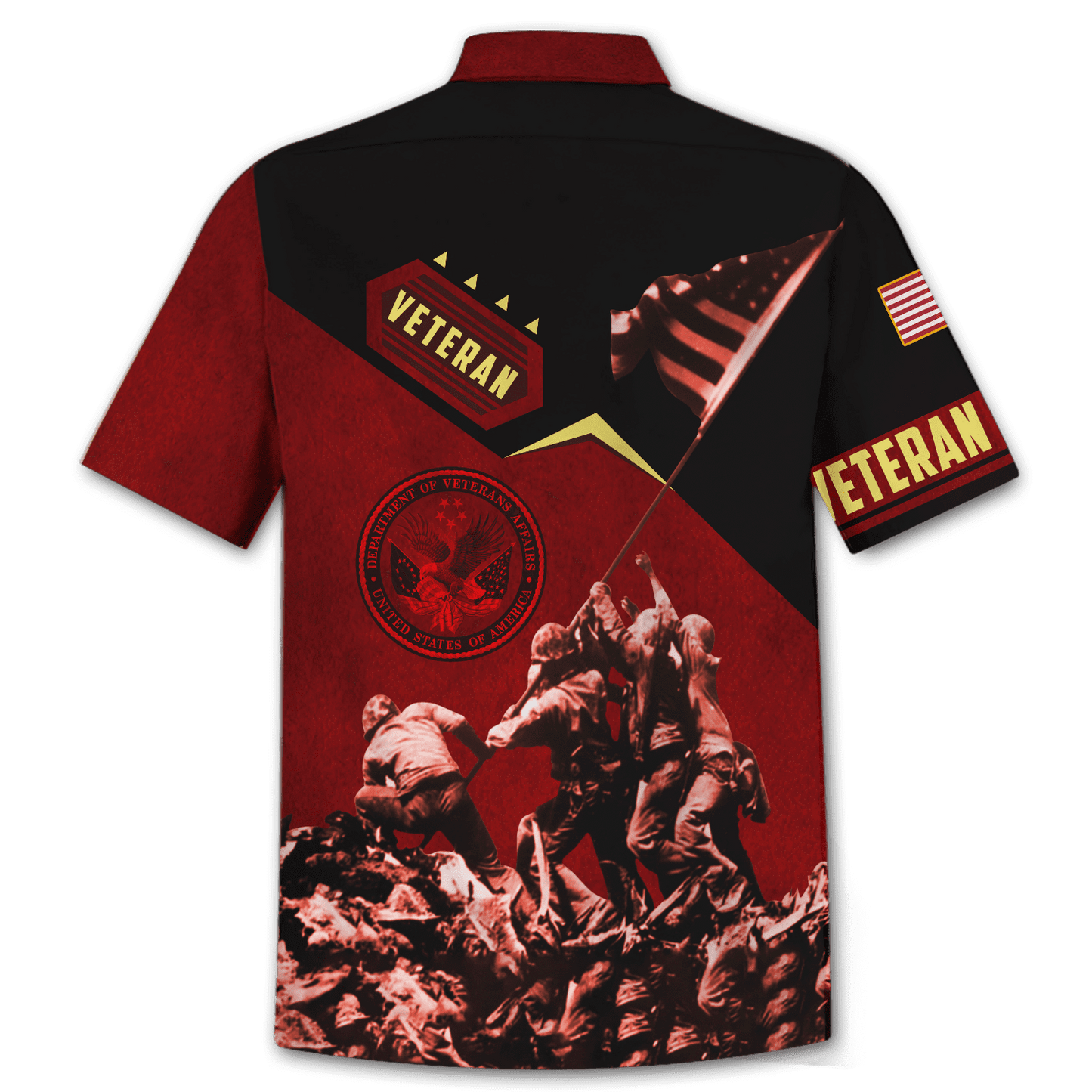 US Veteran - Eagle With American Flag Unisex Shirts