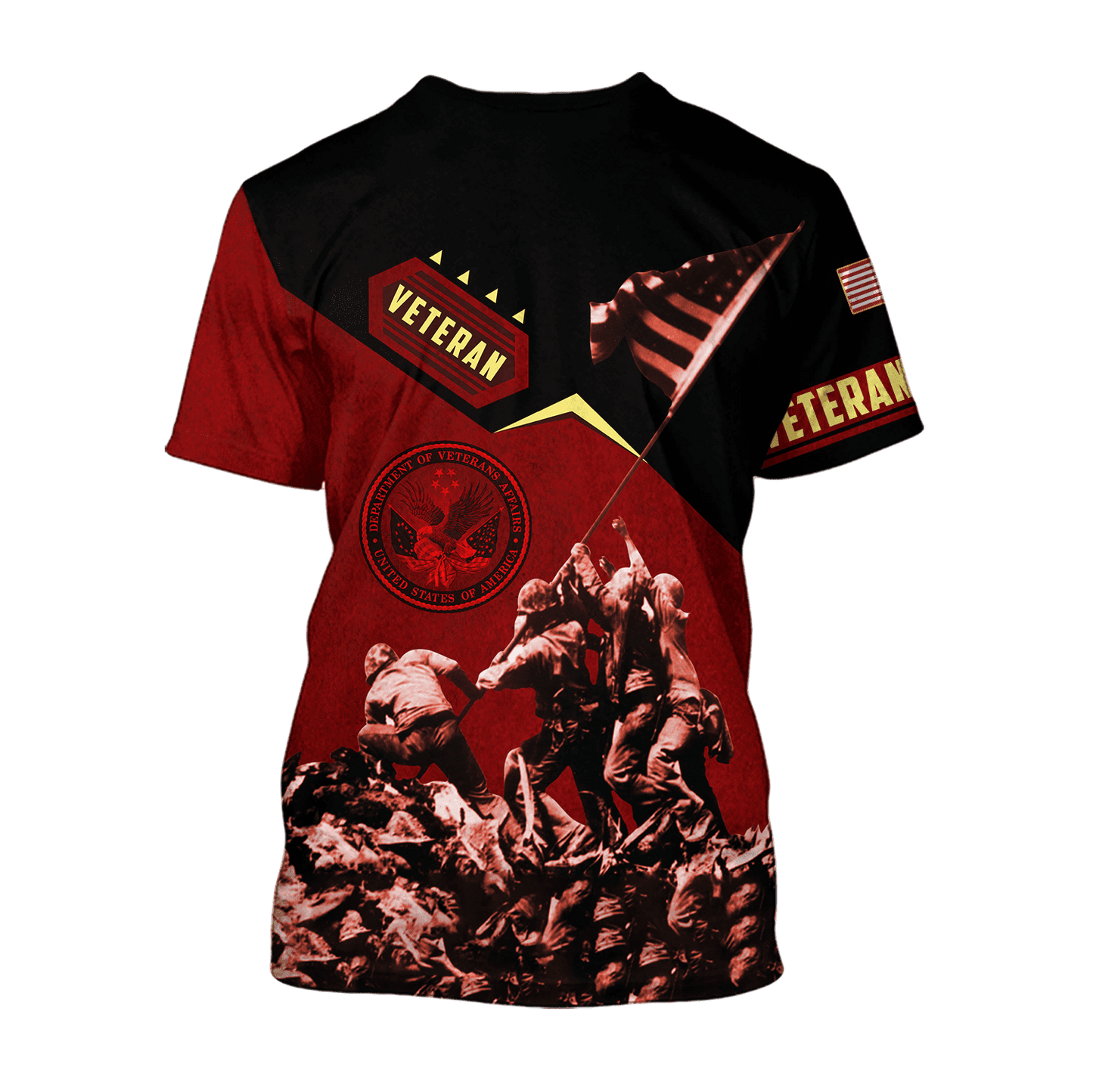 US Veteran - Eagle With American Flag Unisex Shirts