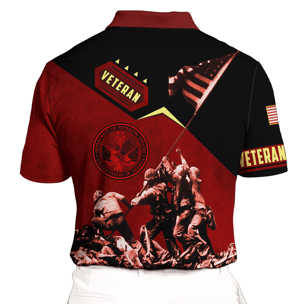 US Veteran - Eagle With American Flag Unisex Shirts