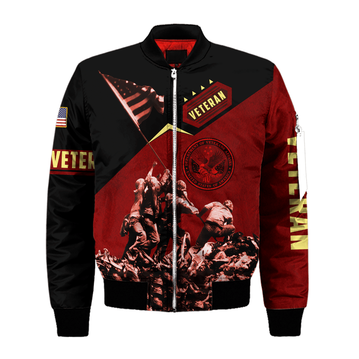 US Veteran - Eagle With American Flag Unisex Shirts
