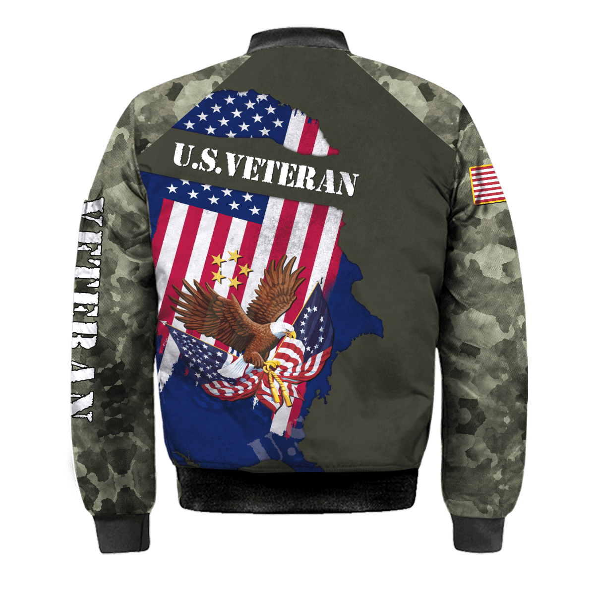 US Veteran - Eagle With American Flag Unisex Shirts
