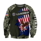 US Veteran - Eagle With American Flag Unisex Shirts