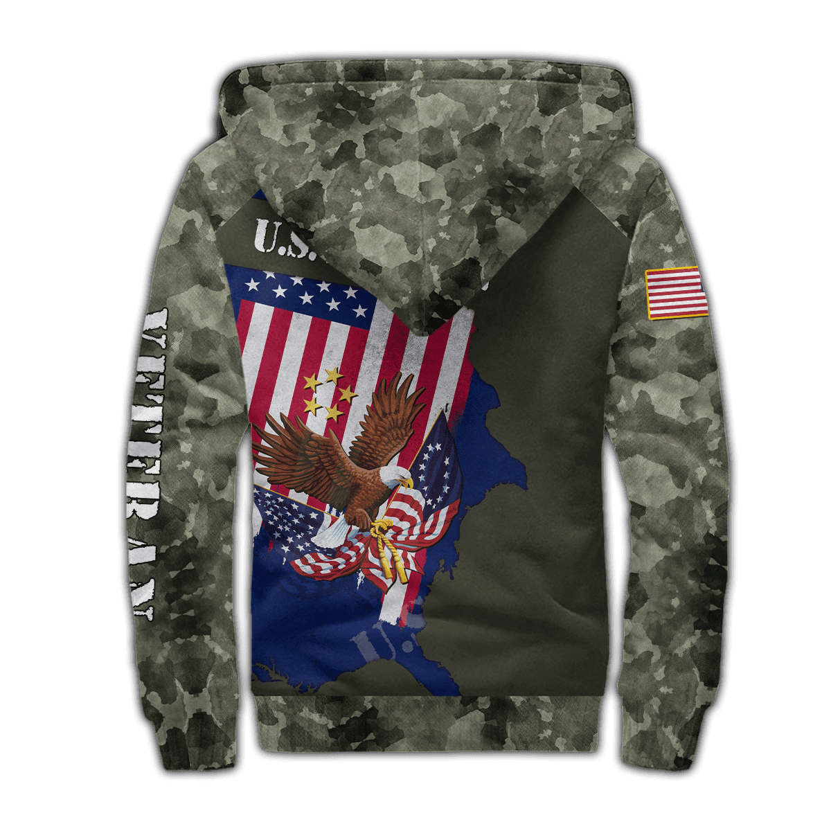 US Veteran - Eagle With American Flag Unisex Shirts
