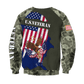 US Veteran - Eagle With American Flag Unisex Shirts