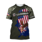 US Veteran - Eagle With American Flag Unisex Shirts