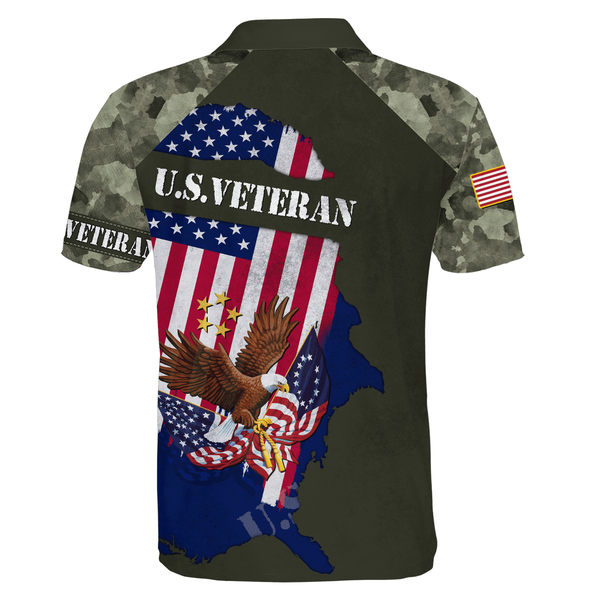 US Veteran - Eagle With American Flag Unisex Shirts