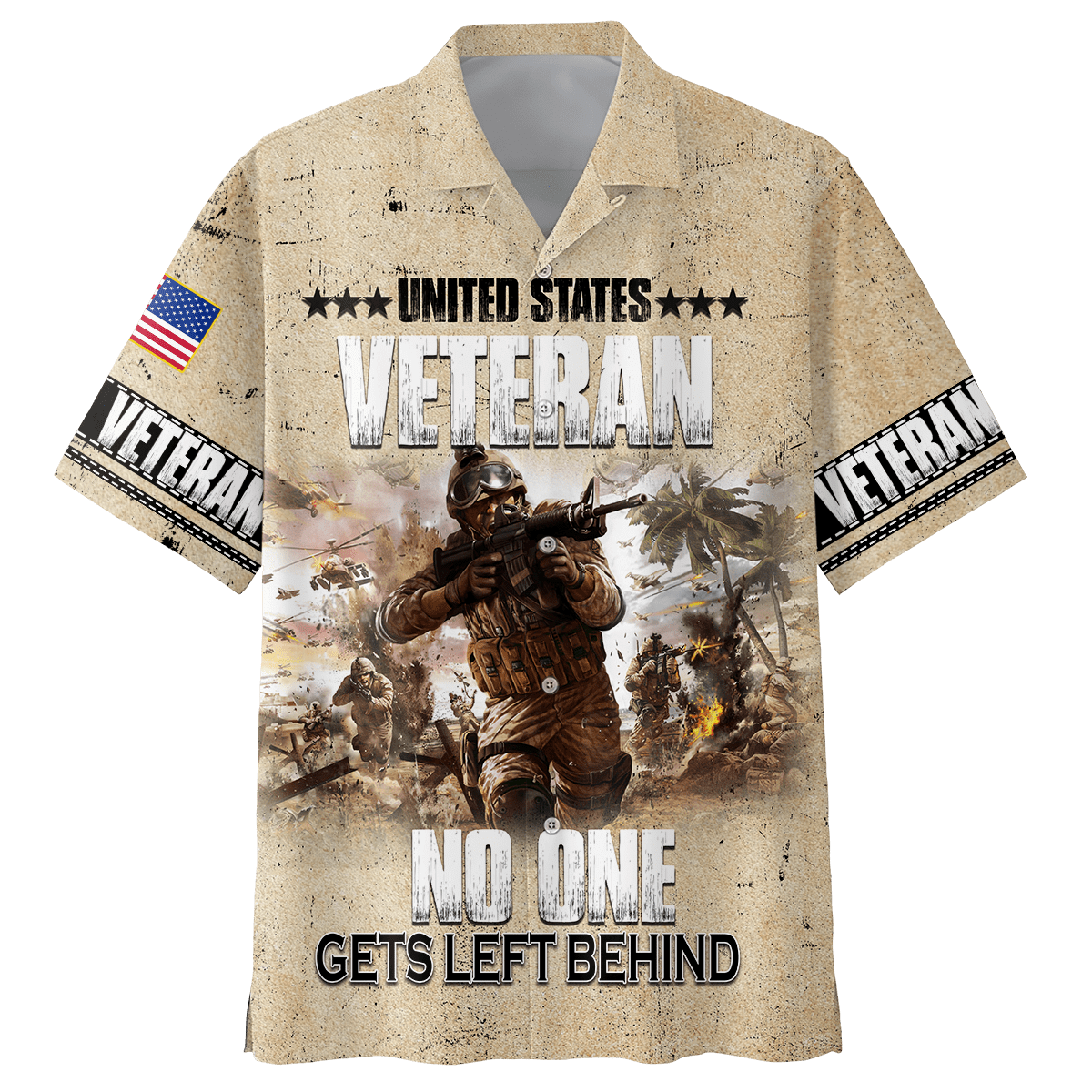 US Veteran - Eagle With American Flag Unisex Shirts