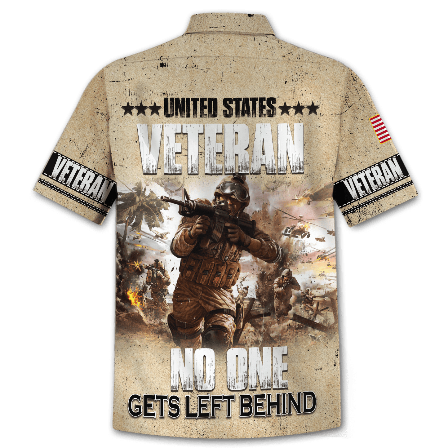 US Veteran - Eagle With American Flag Unisex Shirts