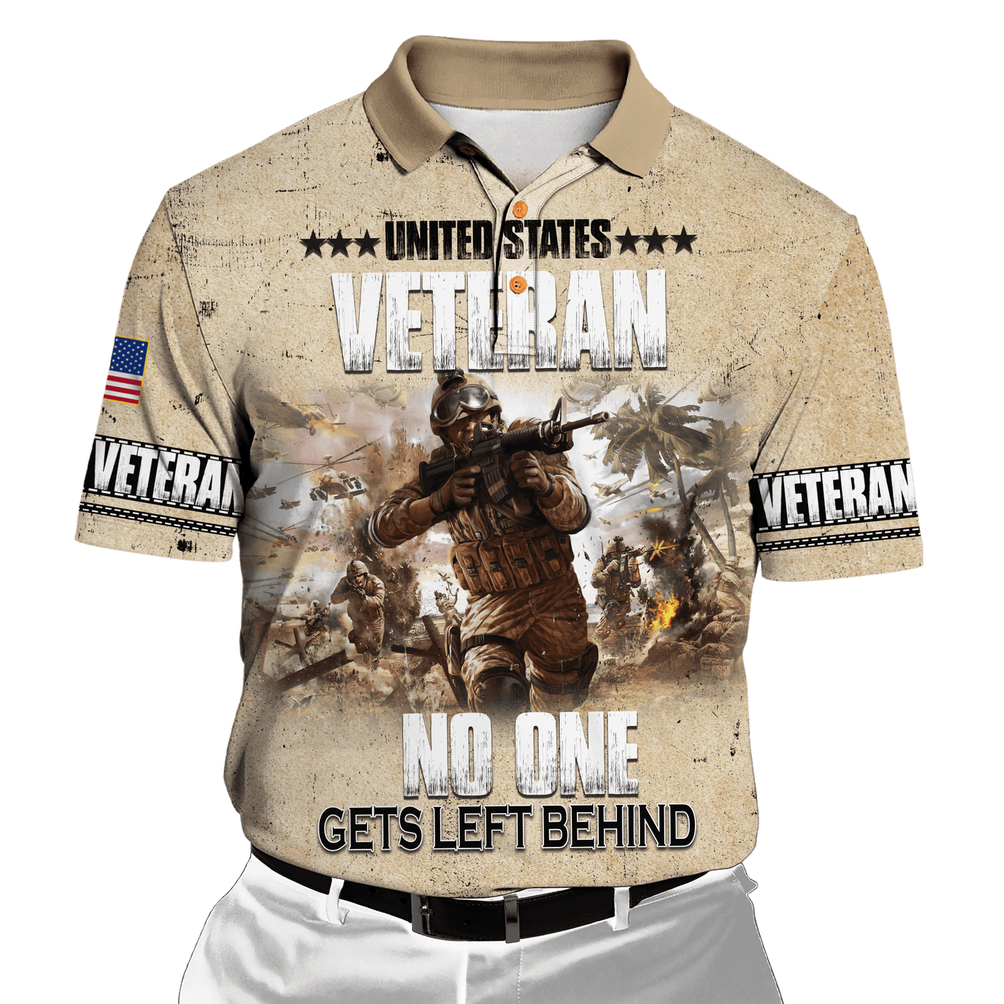 US Veteran - Eagle With American Flag Unisex Shirts