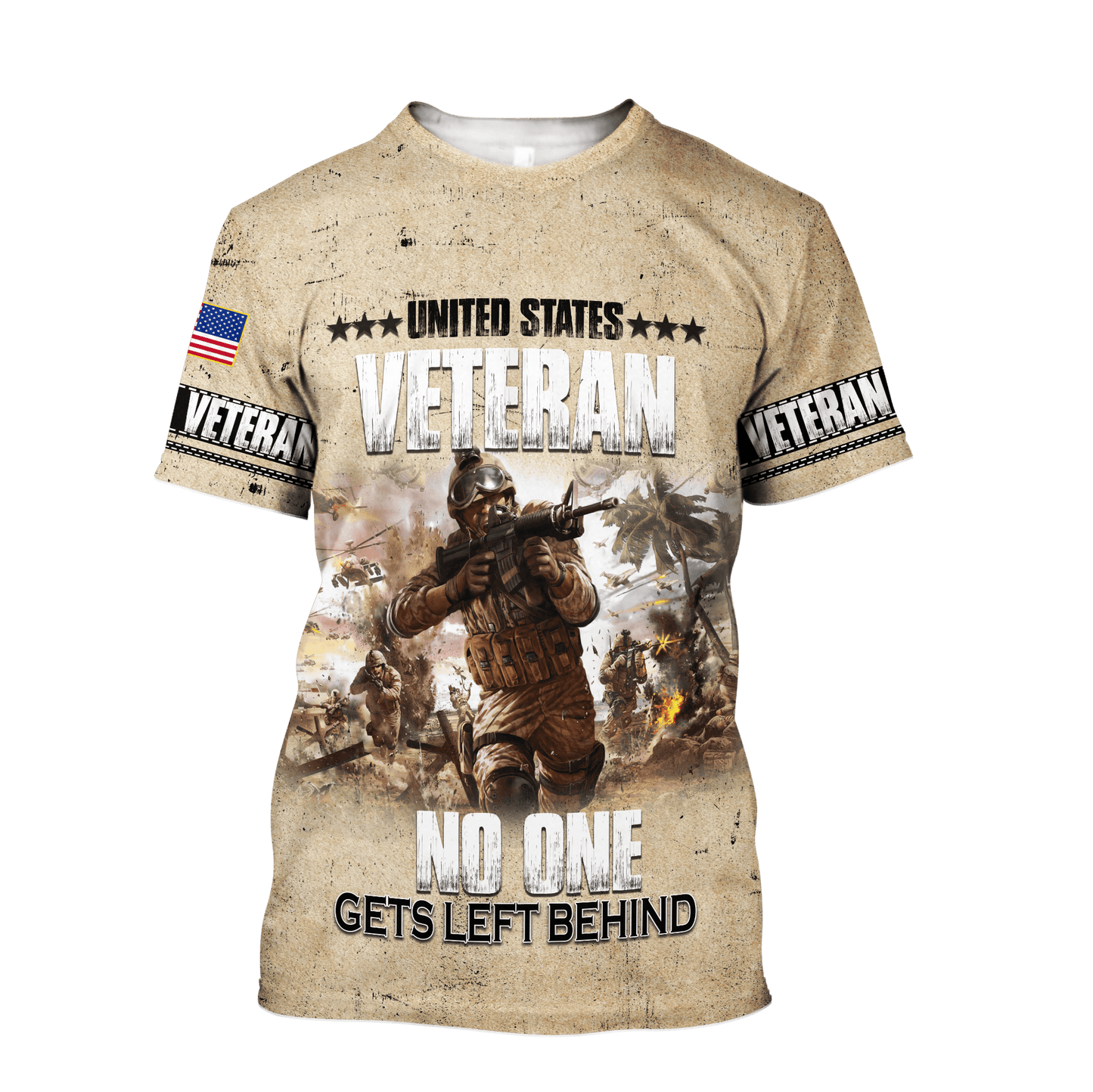US Veteran - Eagle With American Flag Unisex Shirts