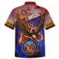 US Veteran - Eagle With American Flag Unisex Shirts