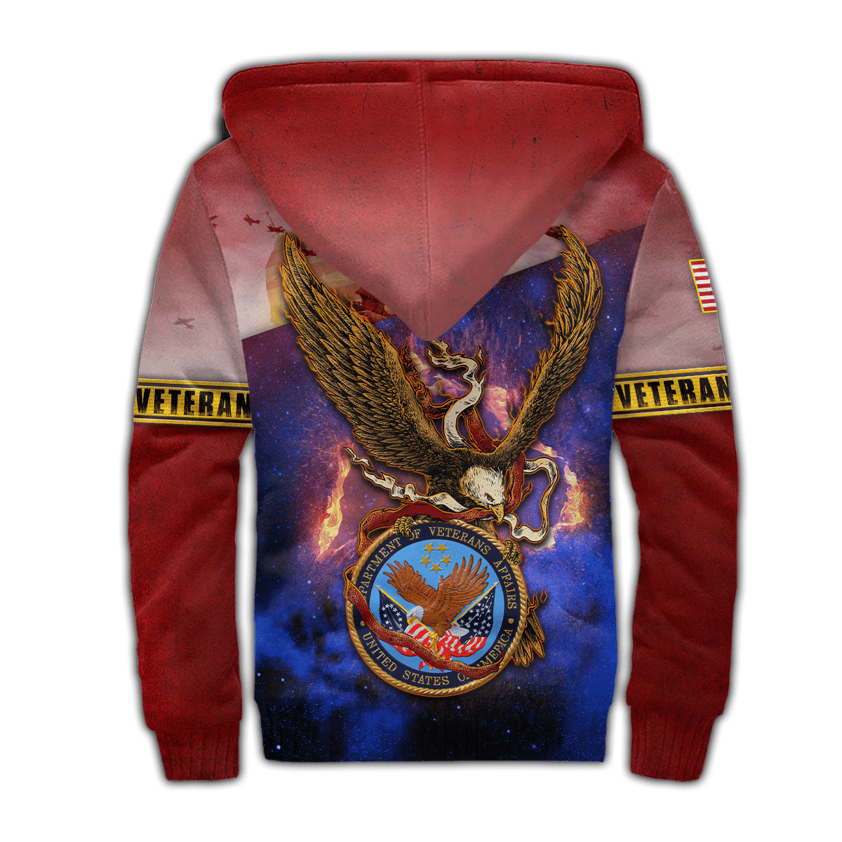 US Veteran - Eagle With American Flag Unisex Shirts